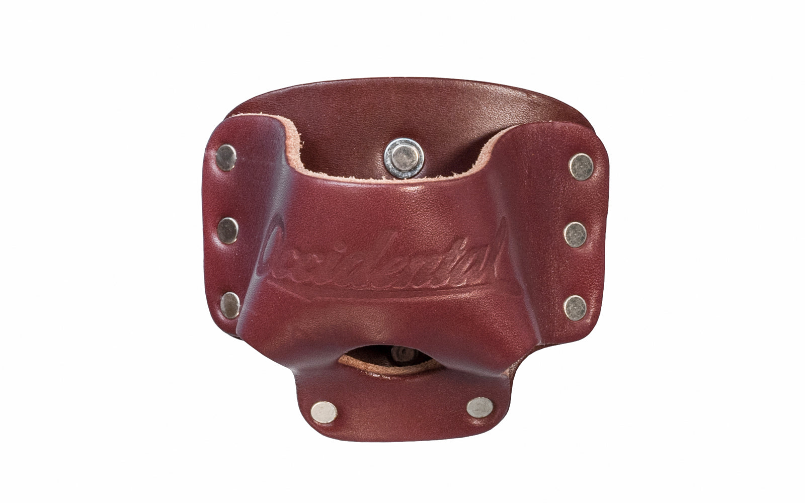 Made in USA - Model No. 5042 - Occidental Leather clip-on tape holster that fits medium body tapes (up to 25') excluding 