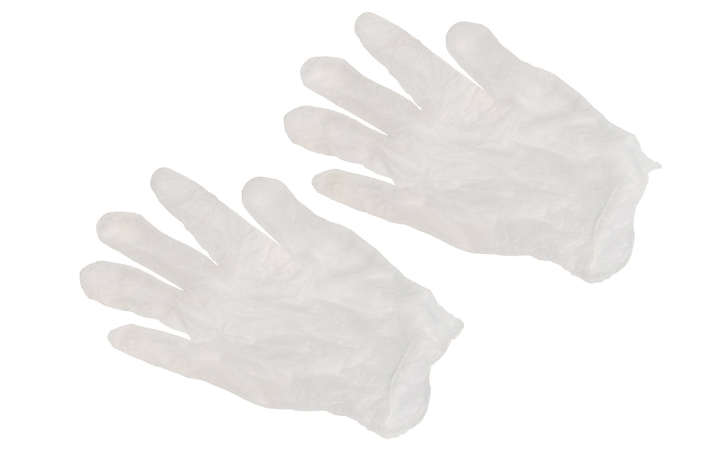 Vinyl Powder Free Disposable Gloves ~ 100 Gloves