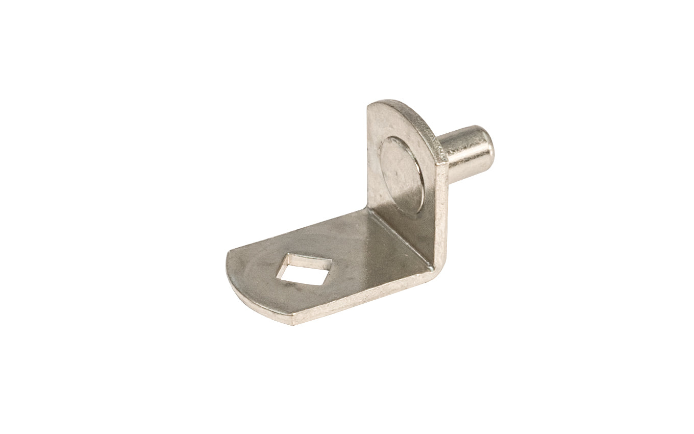 5 Mm Shelf Support Pin Bracket Style Nickel Finish 