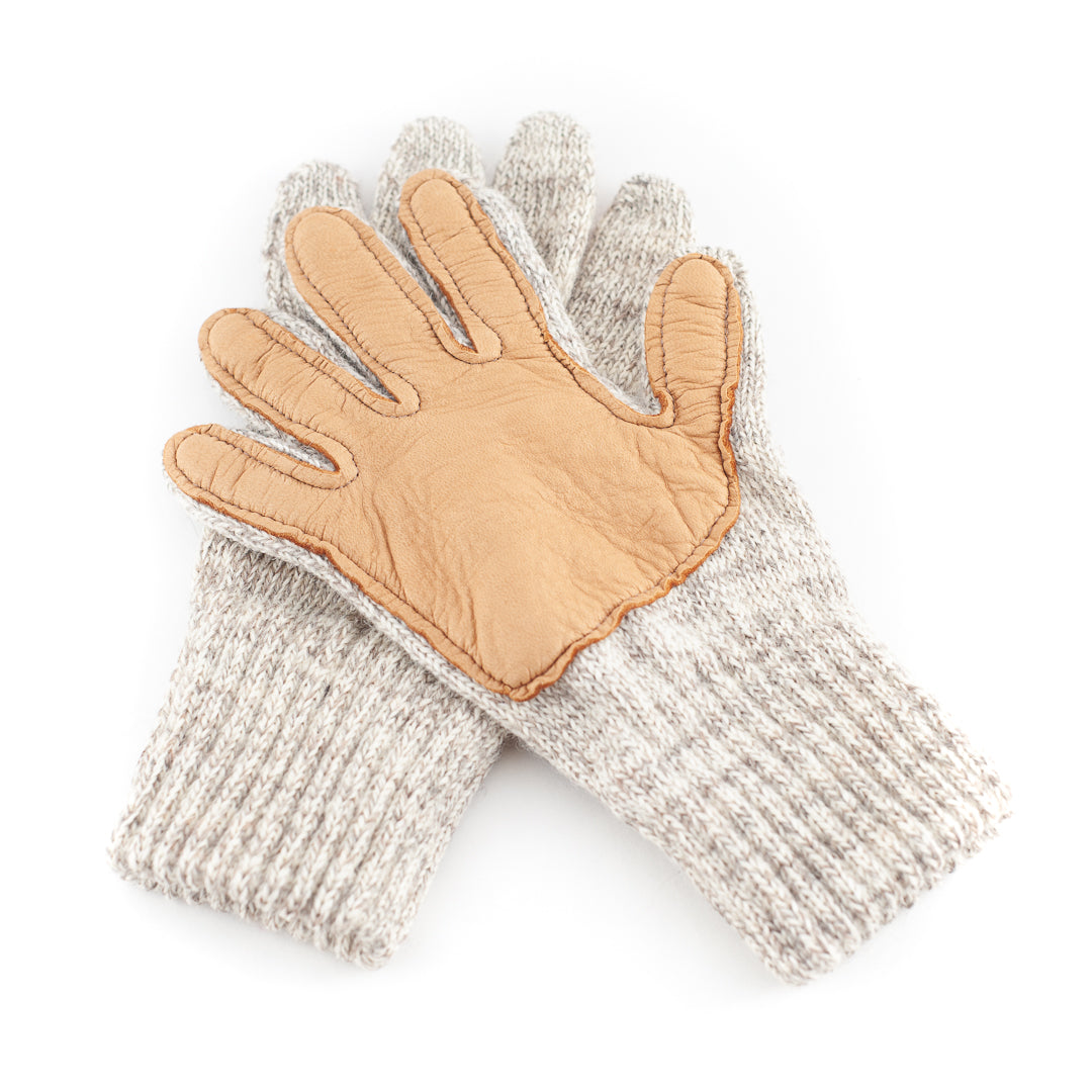 leather wool gloves