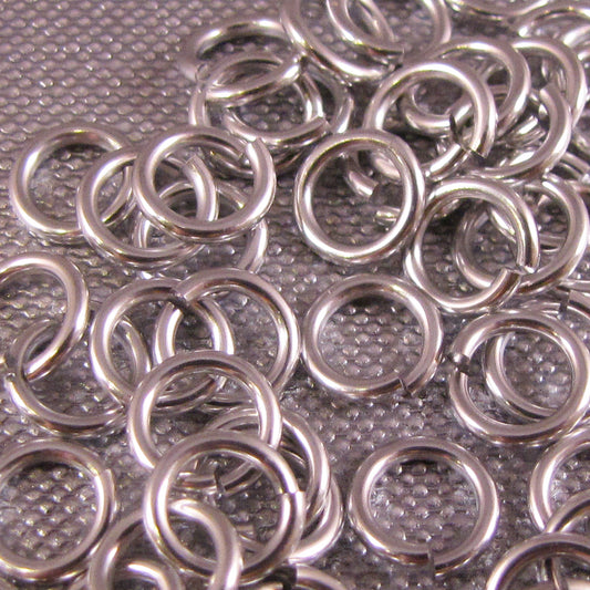 16g 1/4 Jump Rings (SWG) ID: 6.5mm - choose color & quantity