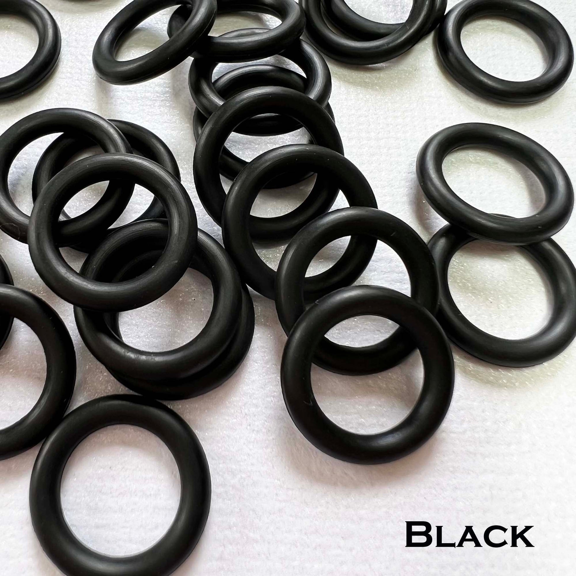 homoseksueel stap Grace 15mm Rubber O-Rings (ID: 10mm) - choose color & quantity – Bead Me A Story