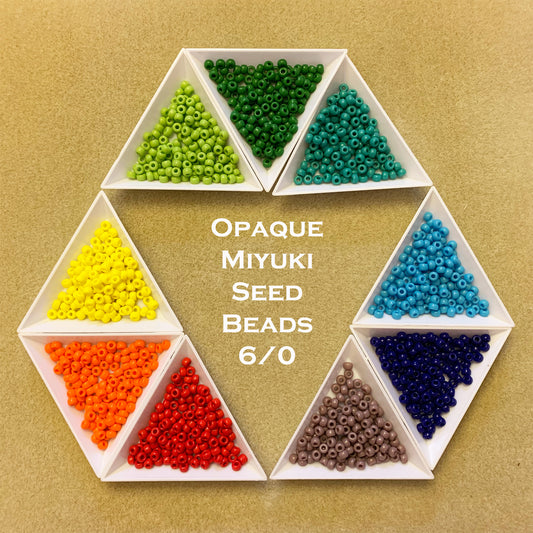 Union Seed Beads Size 6 20 grams Miyuki Made Czech Finish choose color –  Bead Me A Story