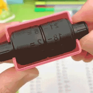 Learning Toy - Educational Math Roller Stamp - Two