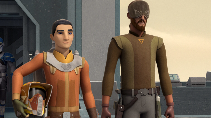 Ezra Bridger and Kanan Jarrus