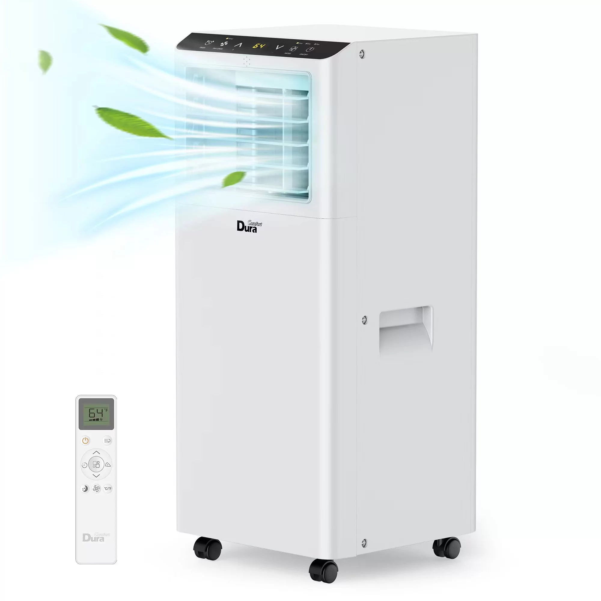 DuraComfort Portable Air Conditioner for Room up to 175 Sq.Ft, 3-in-1 AC Unit 4900BTU (8000BTU ASHRAE), Cooling, Dehumidifying, Fan