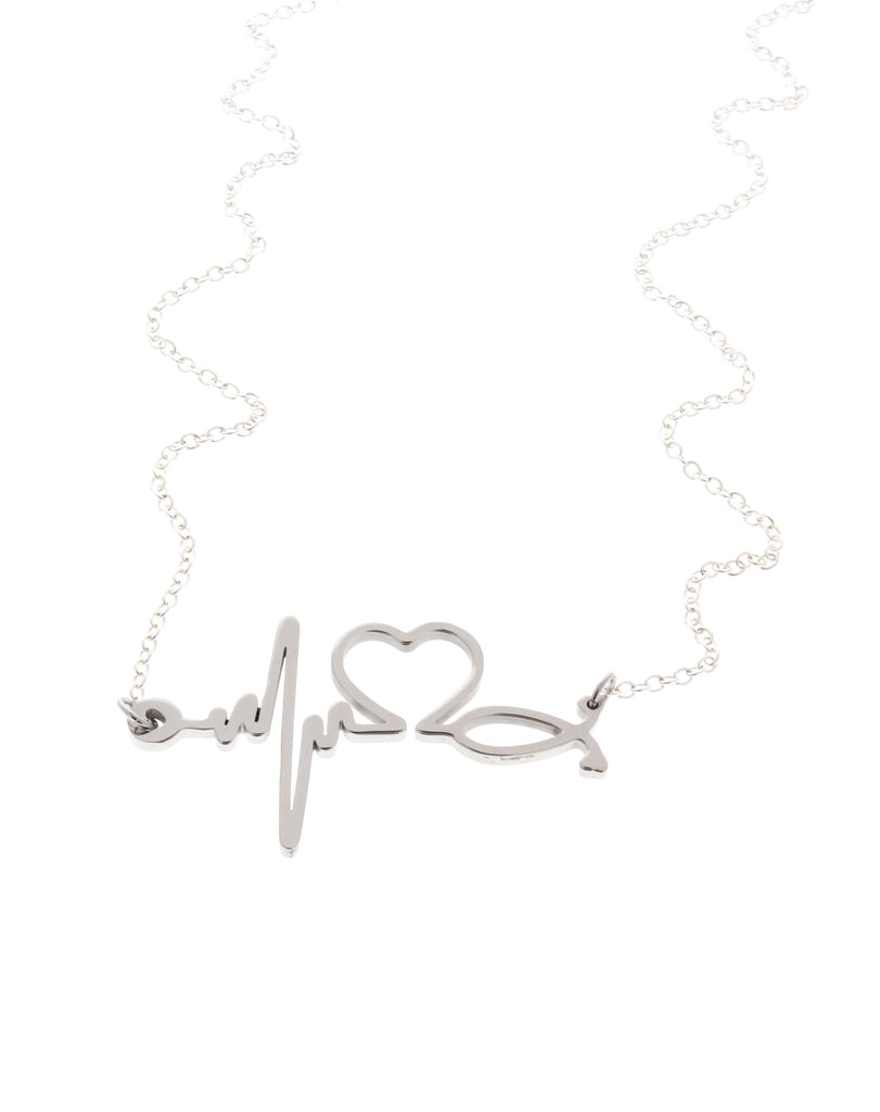 heartbeat necklace feel partners heartbeat