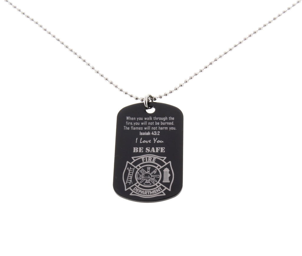 St. Michael Military Dog Tag Necklace