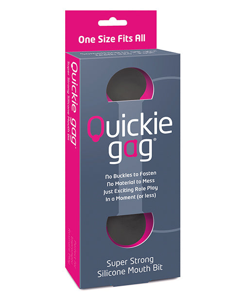 Quickie Bit Gag One Size - Black