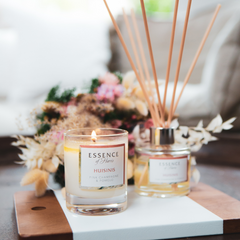 Huisinis soy wax candle and reed diffuser