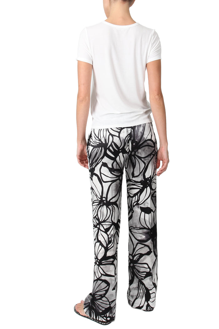 Silk Satin Pajama Pants - Products - Marie France Van Damme