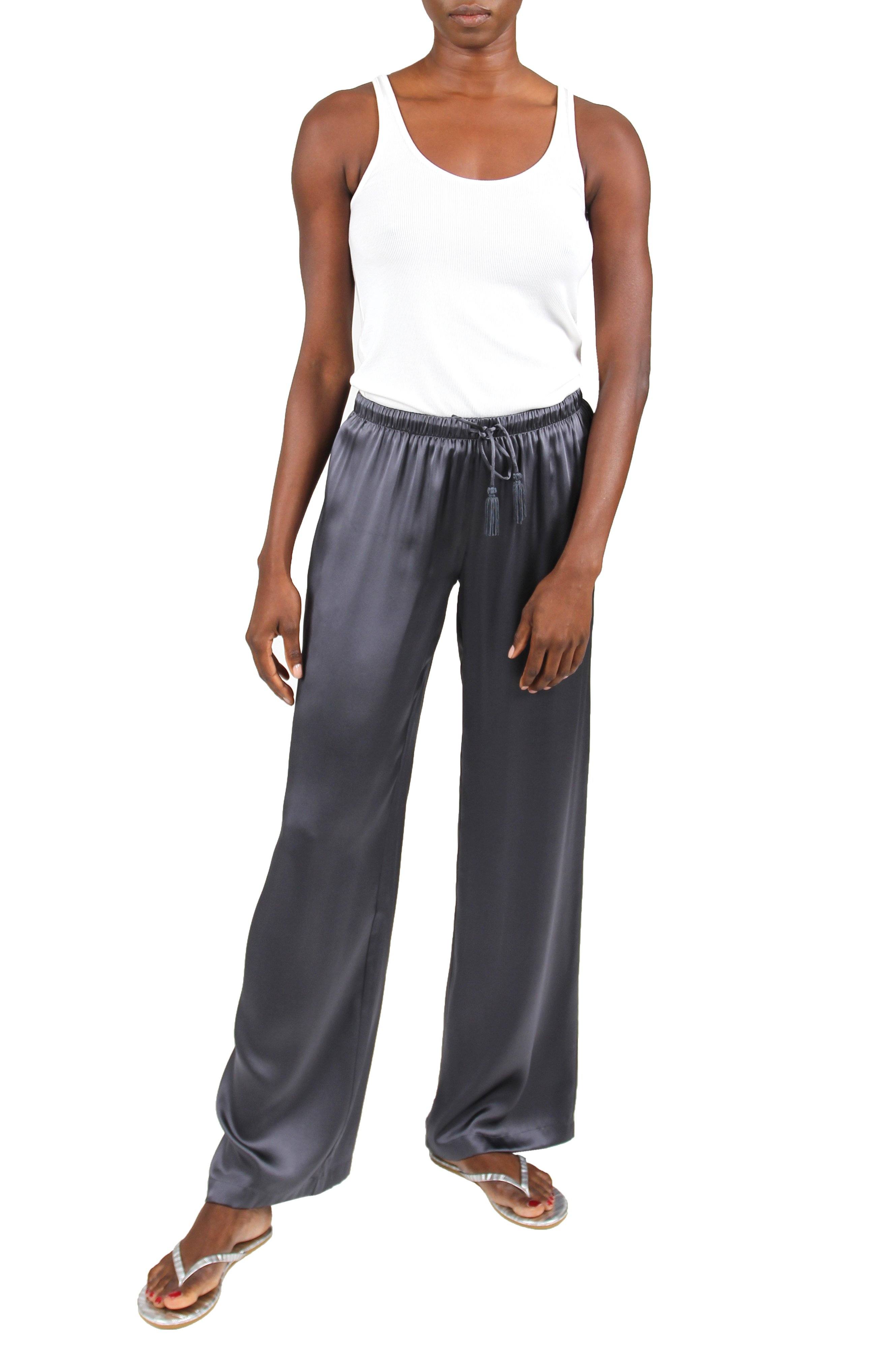 Satin Insert Flowy Pant