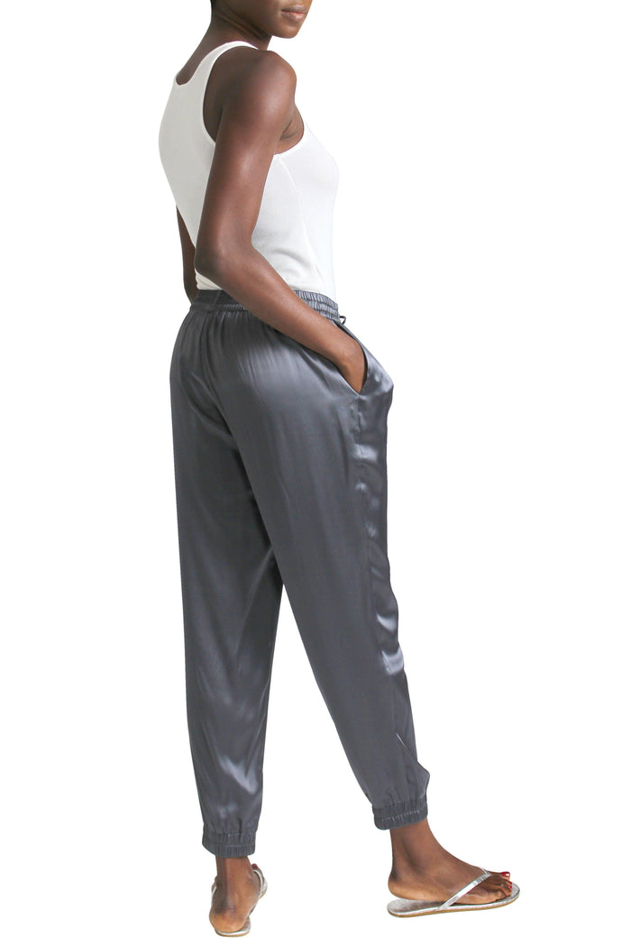 Silk Satin Pajama Pants - Products - Marie France Van Damme
