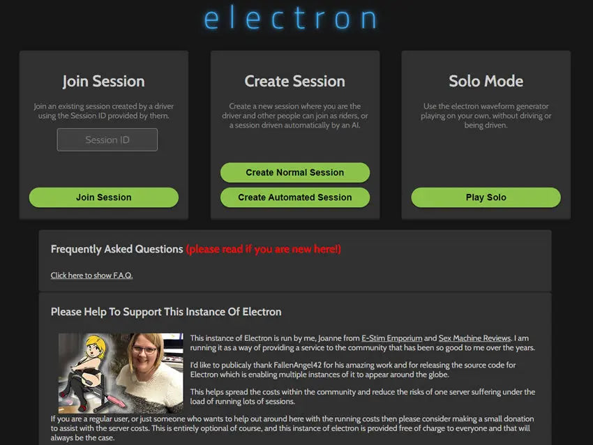 Electron-Server Joanne's E-Stim Emporium