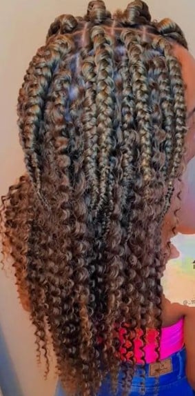 Dual crochet braids