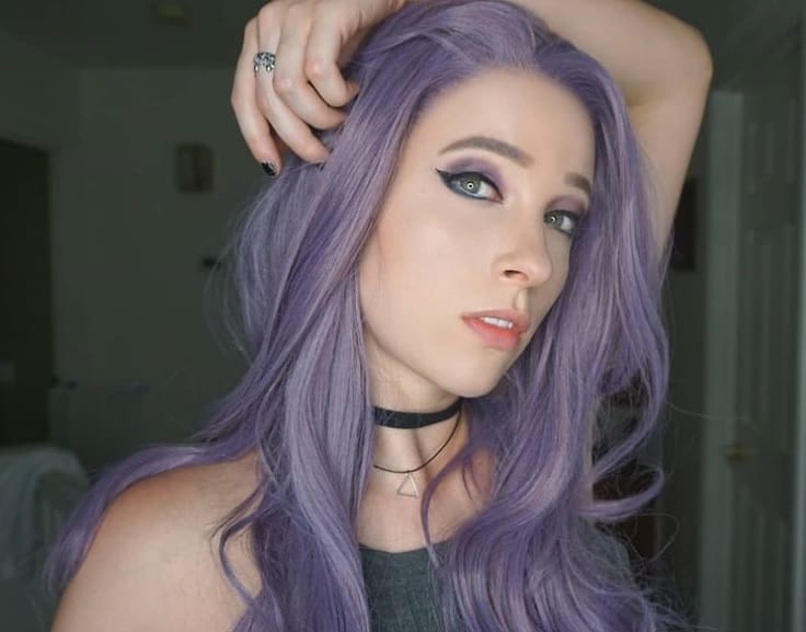 purple hair