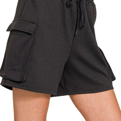 Picture of Zenana Scuba Thigh Pocket Shorts