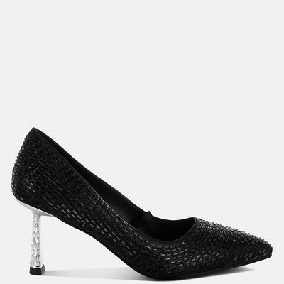 Picture of Benjamins Rhinestones Embellished Pumps