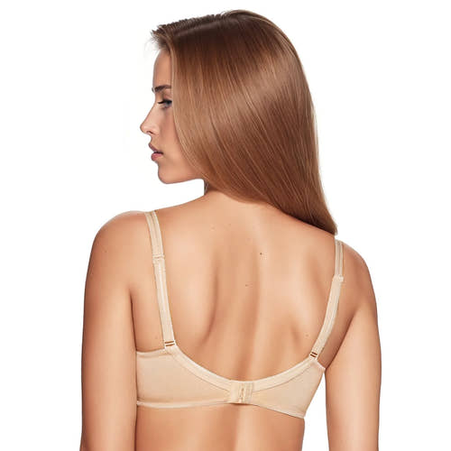 Sheer Mesh Balconette Bra Pamela Beige-1