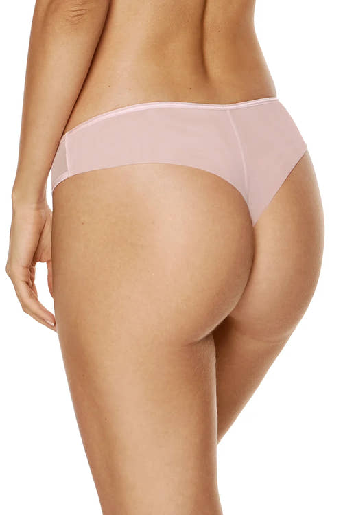 Sheer Mesh Thong Panty Gorteks Coco Pink-1