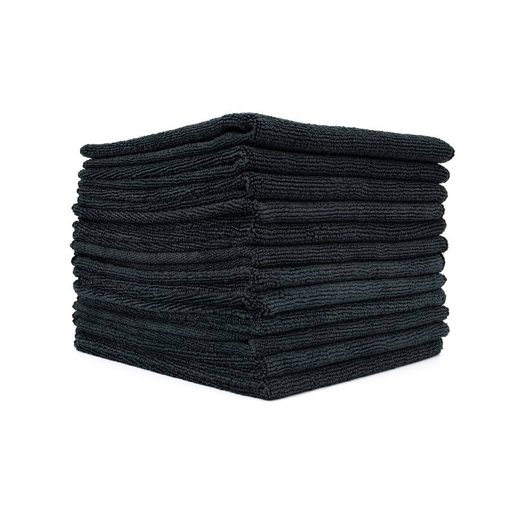 (12-Pack) 16 in. x 16 in. Commercial Grade All-Purpose Microfiber Highly Absorbent, Lint-Free, Streak-Free Cleaning Towels - The Rag Company