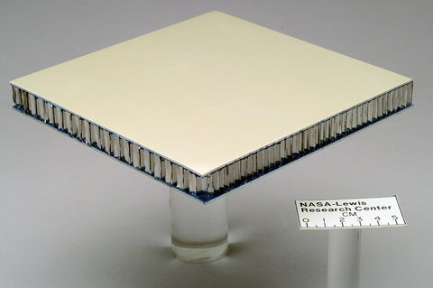 Image of NASA honeycomb composite structure used as an example of a composite material