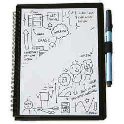wipebook and @huecameras - name a better web conferencing duo. We'll wait.  😈 #whiteboard #dryerase #reusablenotebook #wipebook…