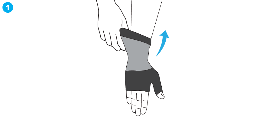 How To Apply - 722 Airflow Wrist and Thumb Support