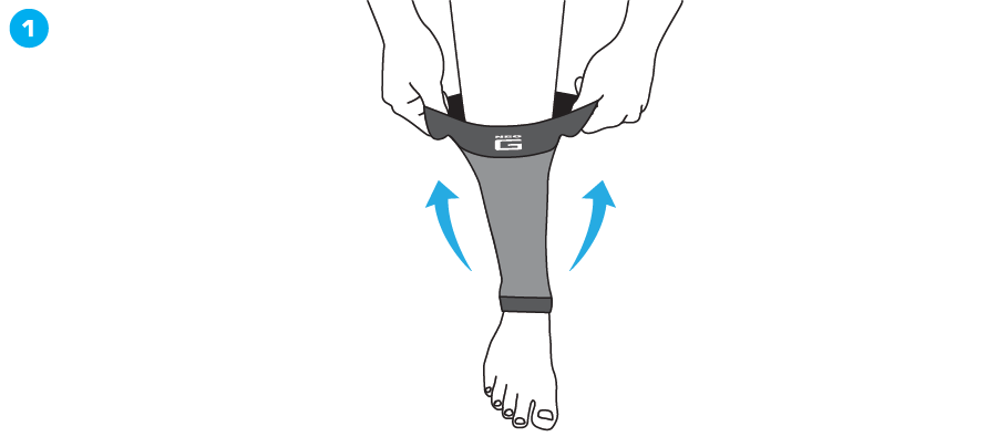 How To Apply - 723 Airflow Calf Shin Support