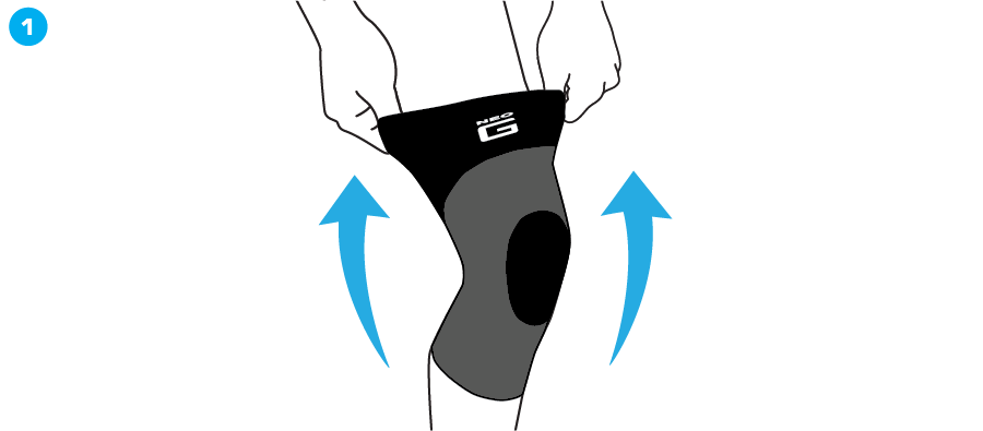 How To Apply - 725 Airflow Knee Support