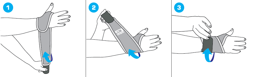 How To Apply - 882 Wrist Support 