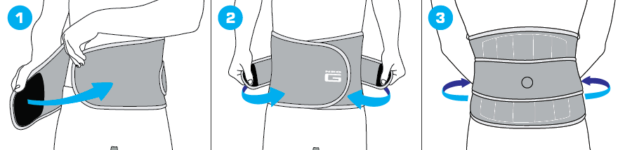 How To Apply - 891 Back Brace 