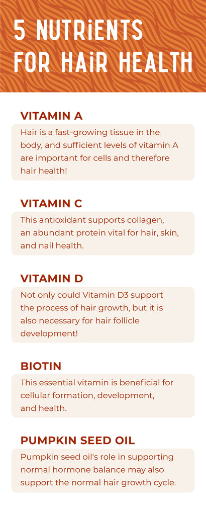 5 Nutrients for Hair Health