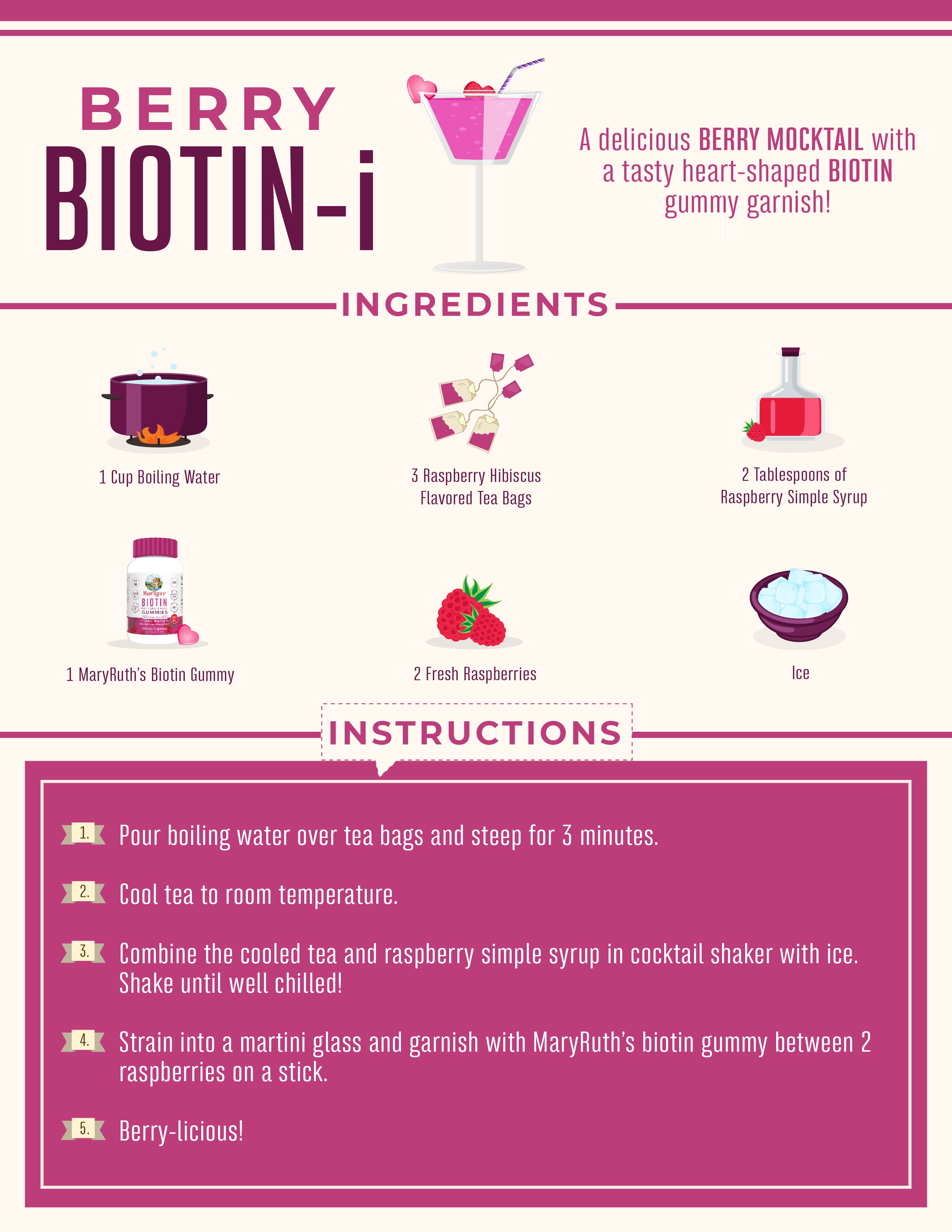 Berry Biotin-i Recipe Card