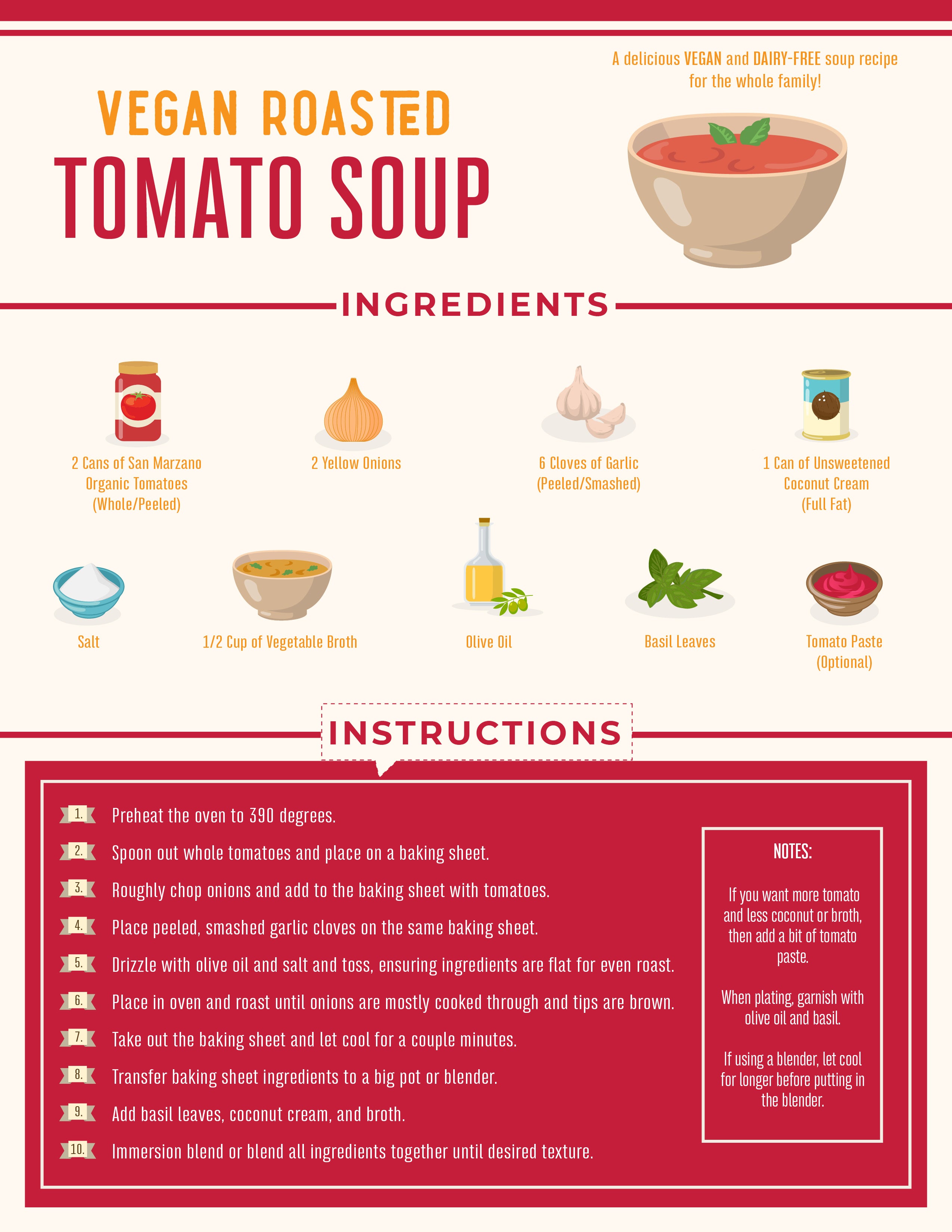 Recipe: Vegan Roasted Tomato Soup