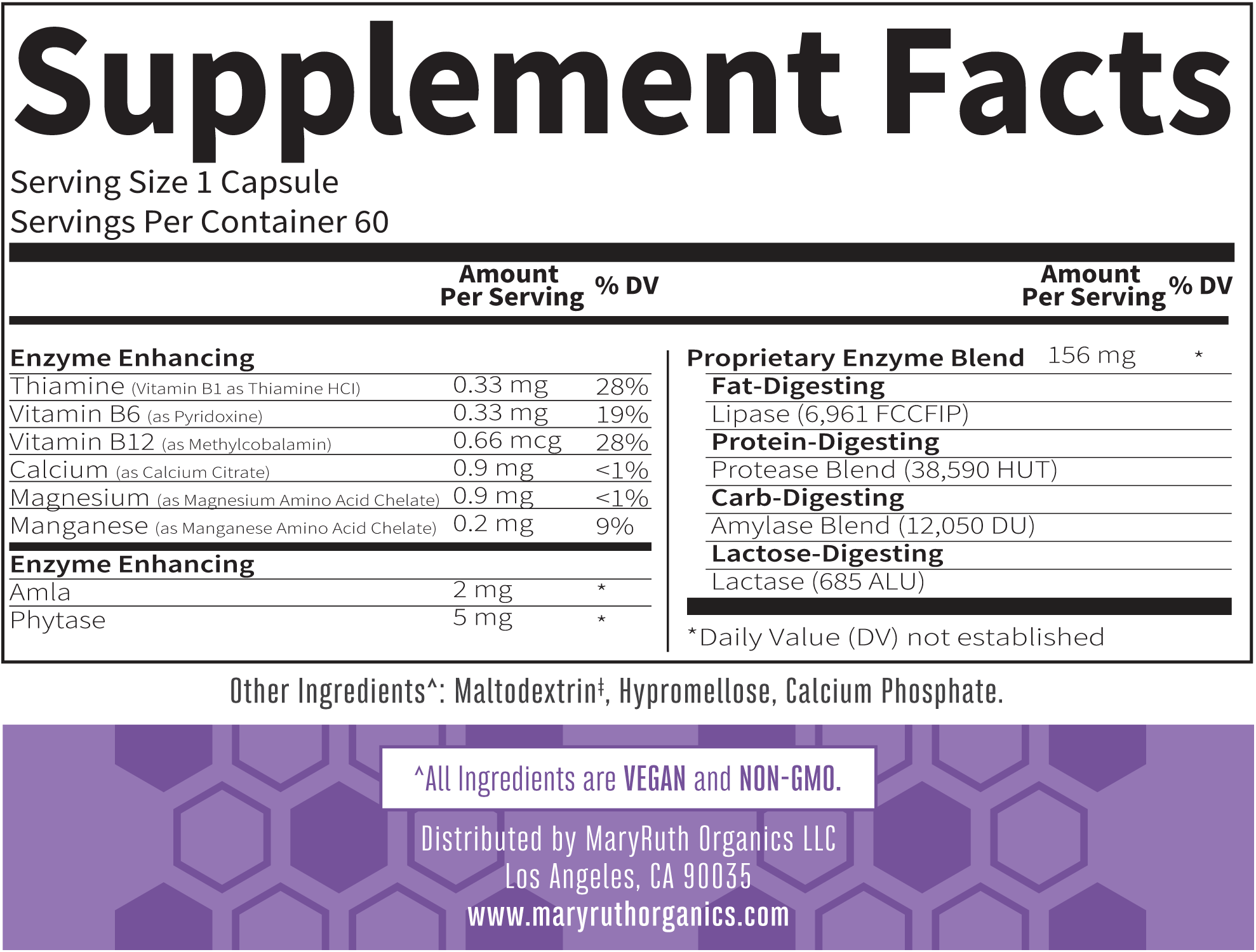 Lipase Protease Enzymes – MaryRuth Organics