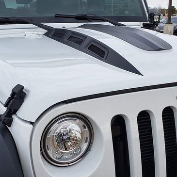 CUSTOM PAINTED AVENGER JEEP HOODS FOR JK, JL & JT – AVW Offroad and  Performance