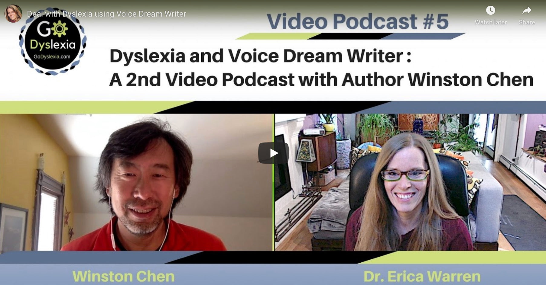 Winston Chen and Erica Warren podcast