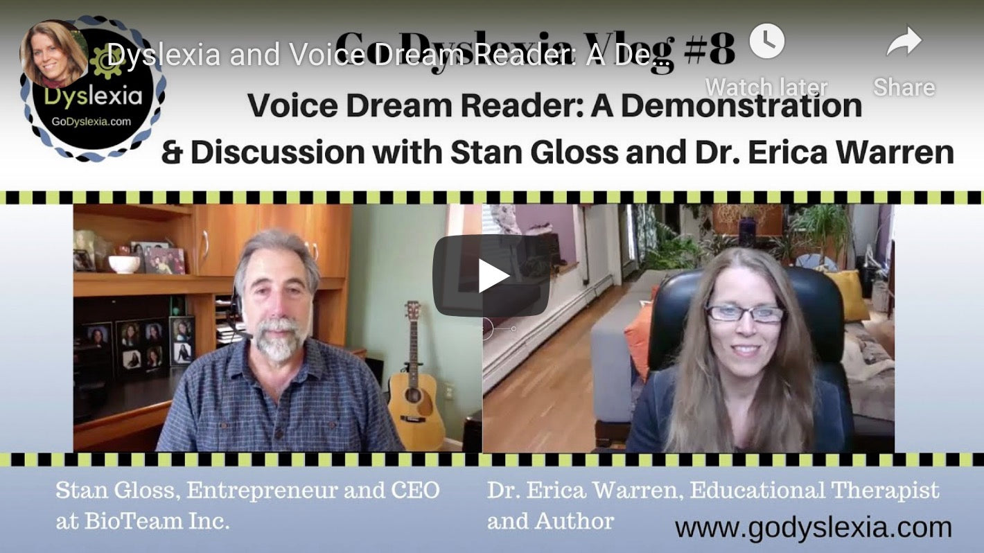 Bookshare podcast with Erica Warren and Stan Gloss