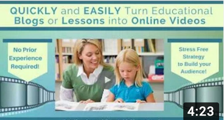 Tutor with kid using video lessons