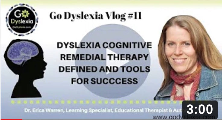 Dyslexia cognitive remedial therapy
