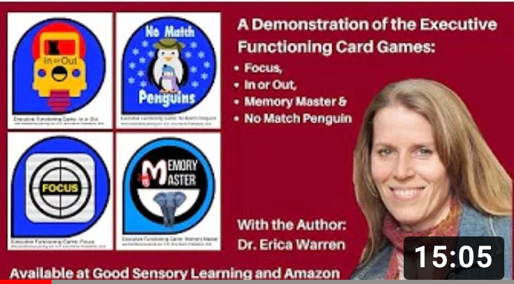 Executive functioning card games