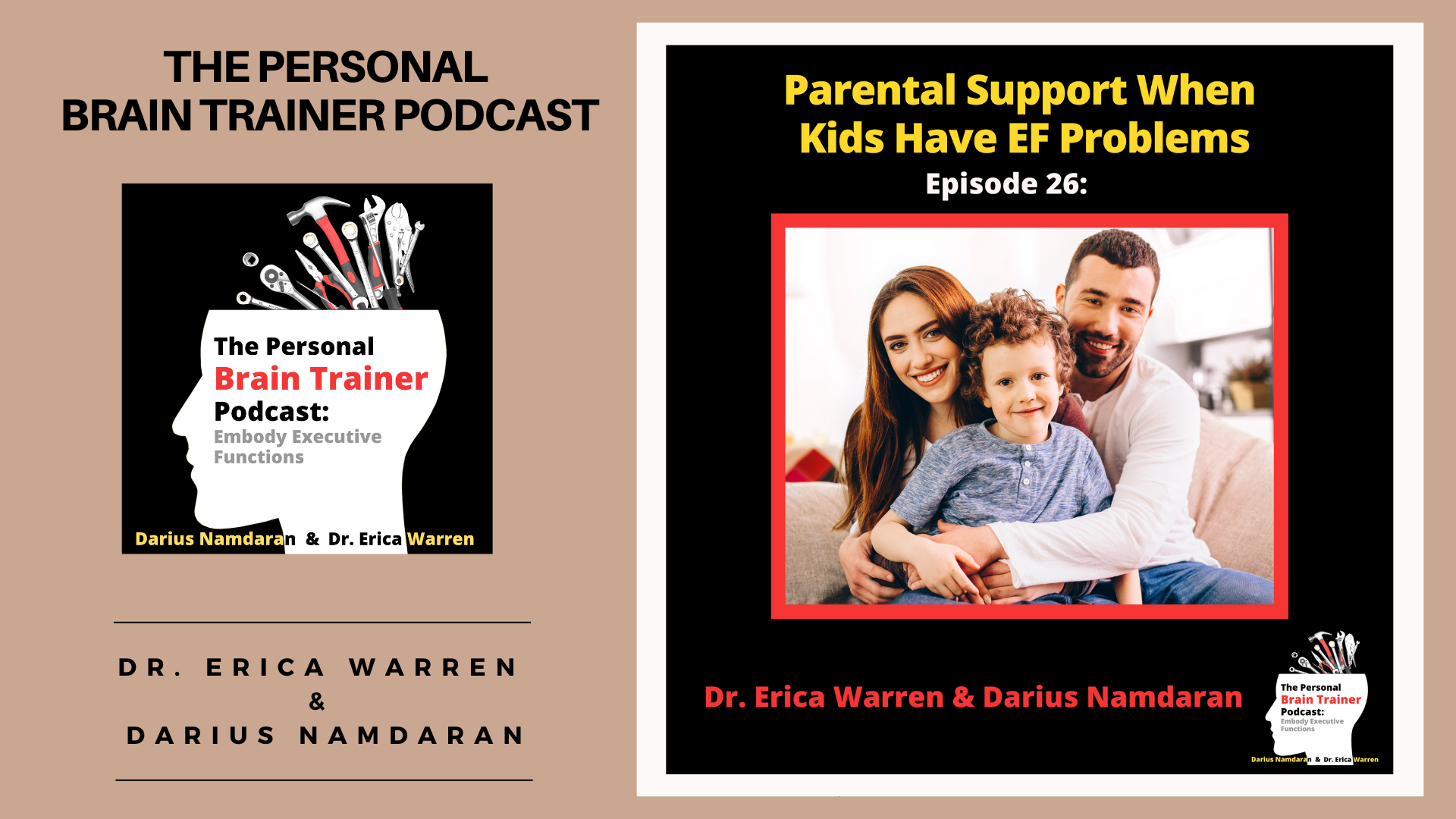 happy family podcast about kids with EF problems