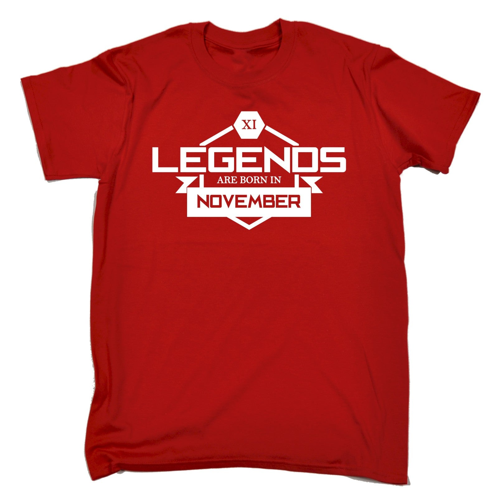 Legends Born In November T-SHIRT Legend Tee Mens For Him Top Gift Birthday