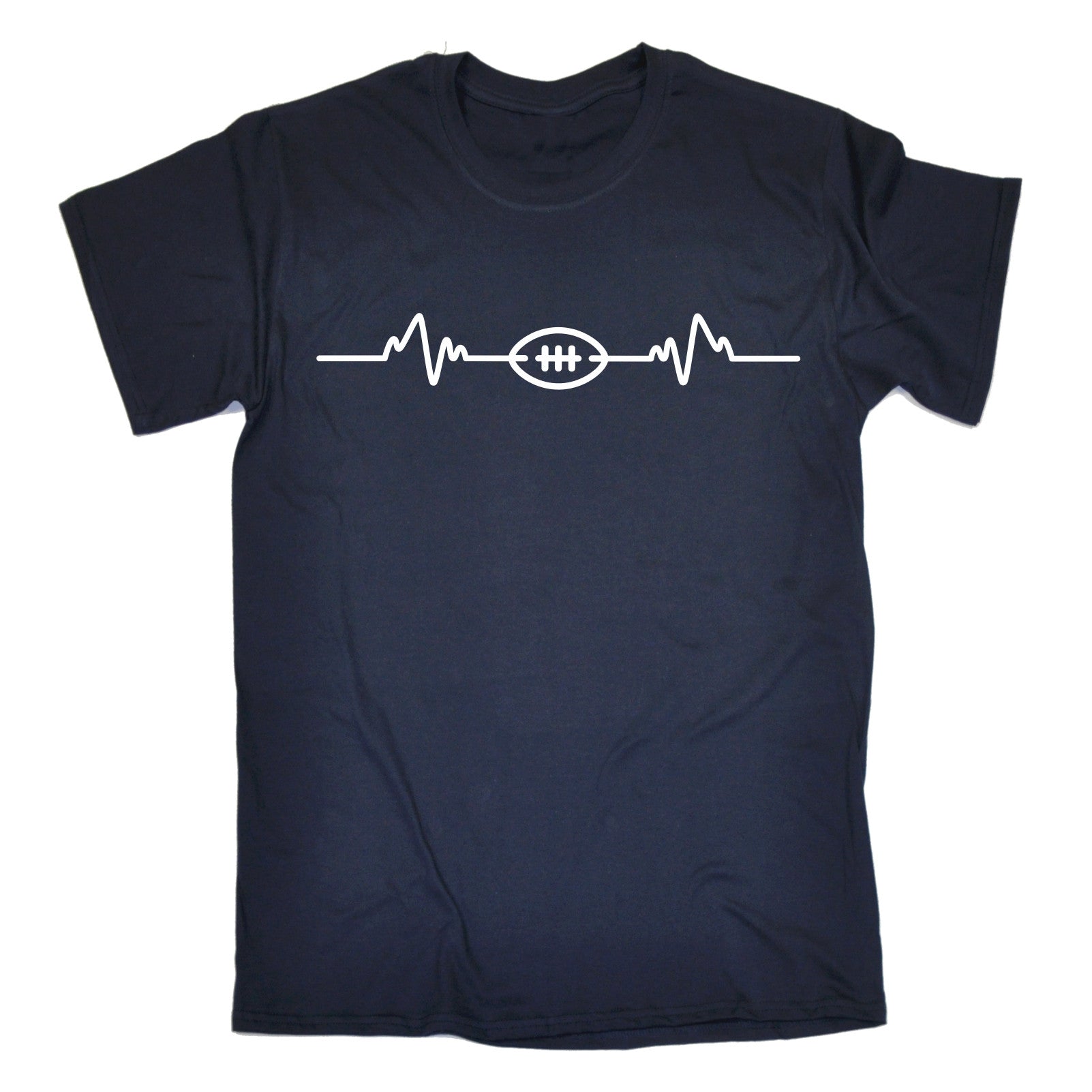 American Football Heart Beat Pulse T Shirt Clothing Sports T Birthday Funny Ebay 