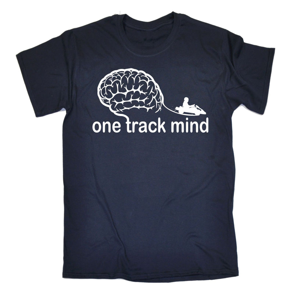 Buy 123t Men's One Track Mind Go-Kart Funny T-Shirt at 123t UK - T ...