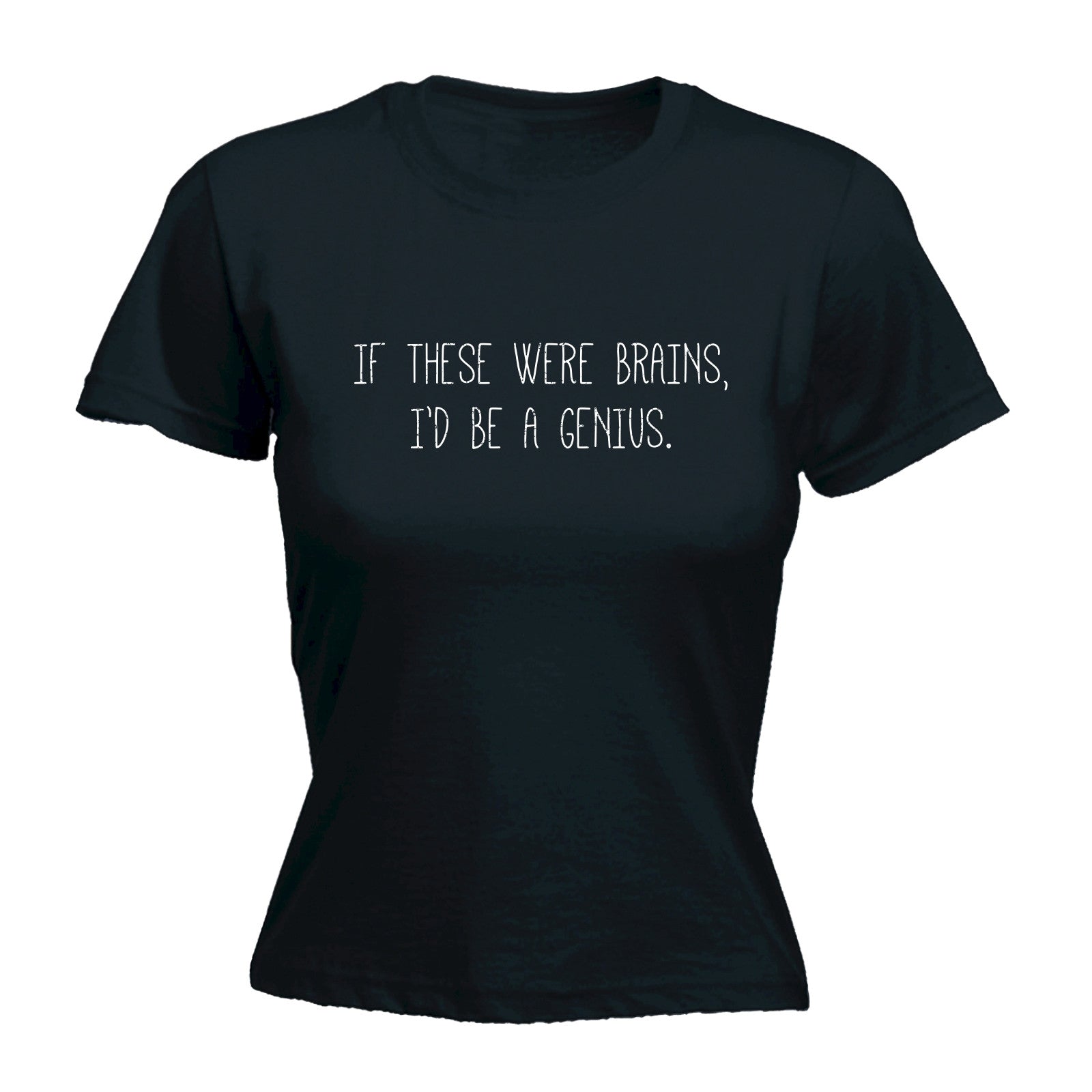 If These Were Brains Id Be Genius WOMENS T-SHIRT Boobs Breasts Gift birthday