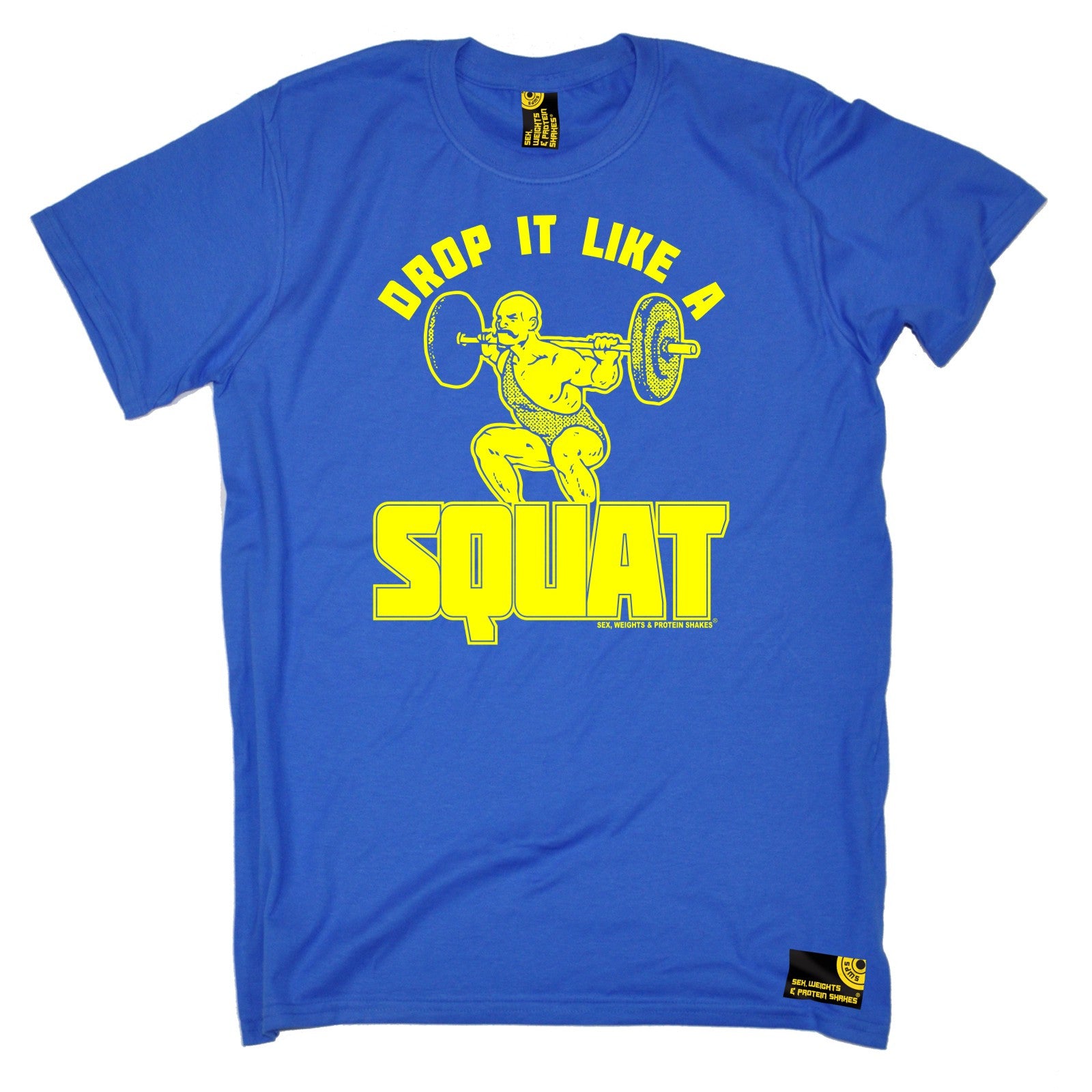 Drop It Like A Squat Womens Funny Workout Shirts Gym LOL Crossfit