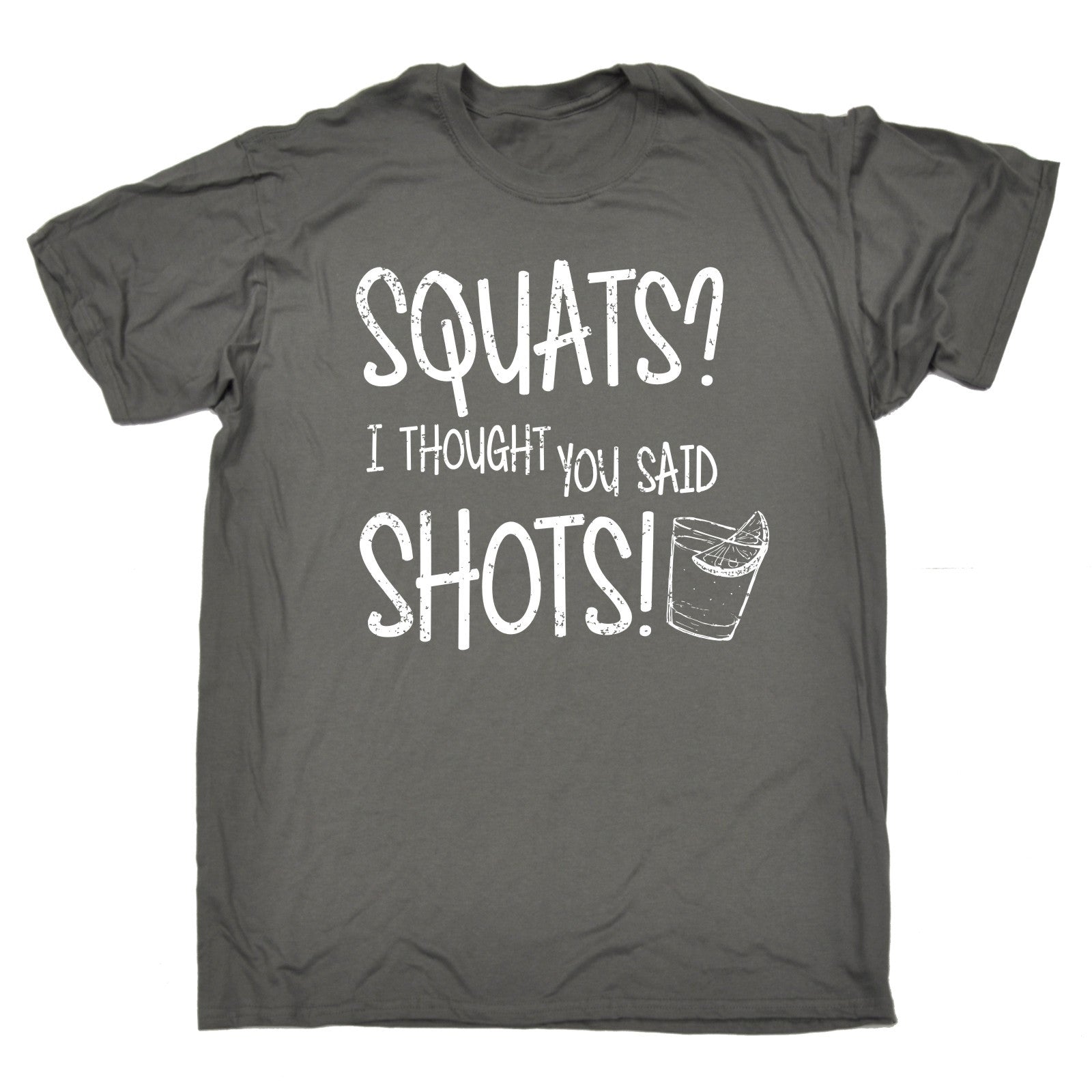 Buy 123t Men's Squats ? I Thought You Said Shots ! Funny T-Shirt at ...