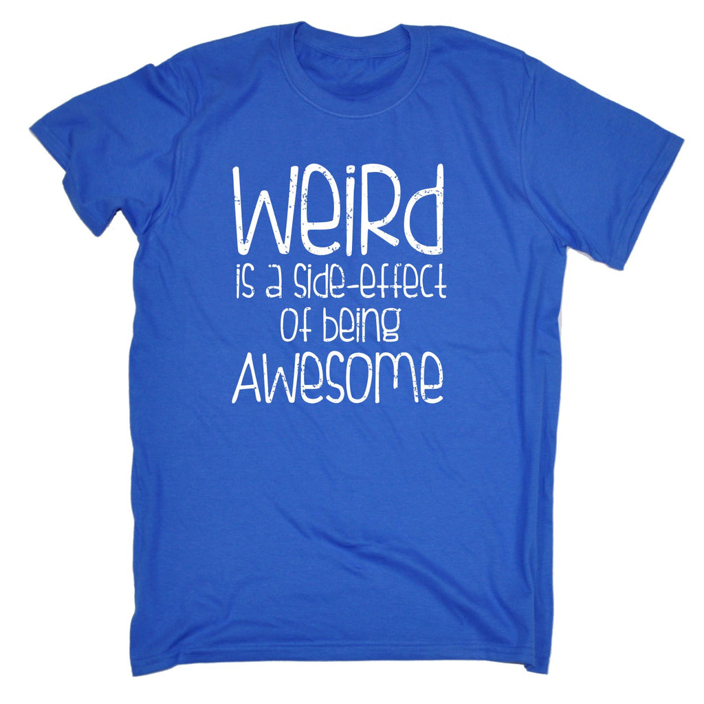 Buy 123t Men's Weird Is A Side Effect Of Being Awesome Funny T-Shirt at ...